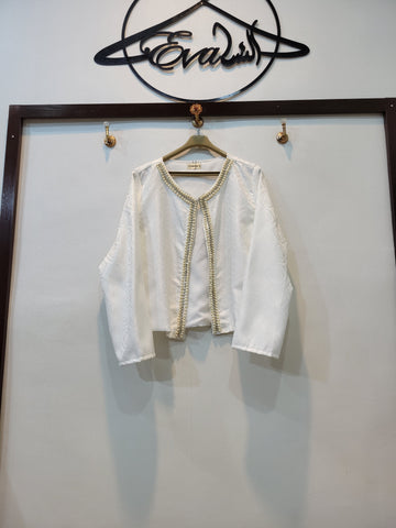 Banarsi Coat (White)