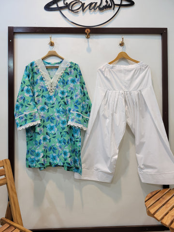 V Pearl - Lawn Farshi (Sky)