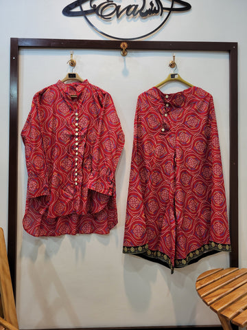 Lawn Fairy Tale (Maroon)