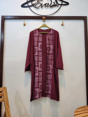 Heart Shrug (Maroon)