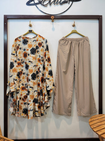 Daffodil Floral (Yellow Black)