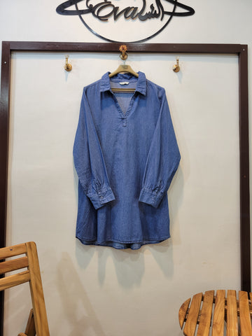 Denim Kurti (Dark Blue)