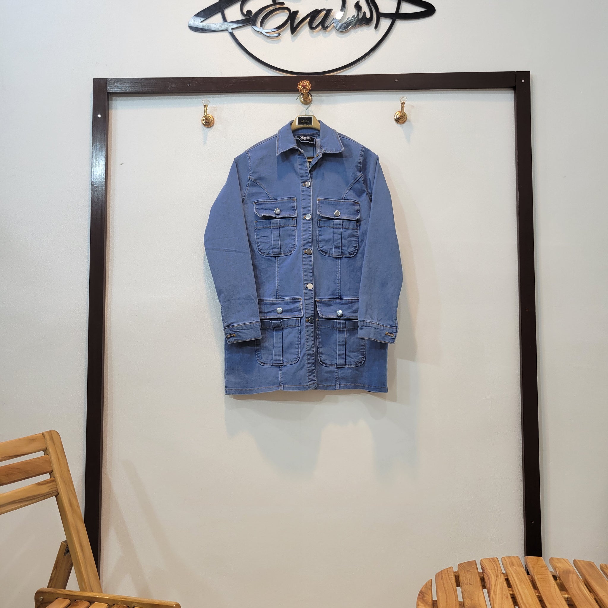 Denim Coat (Light blue)