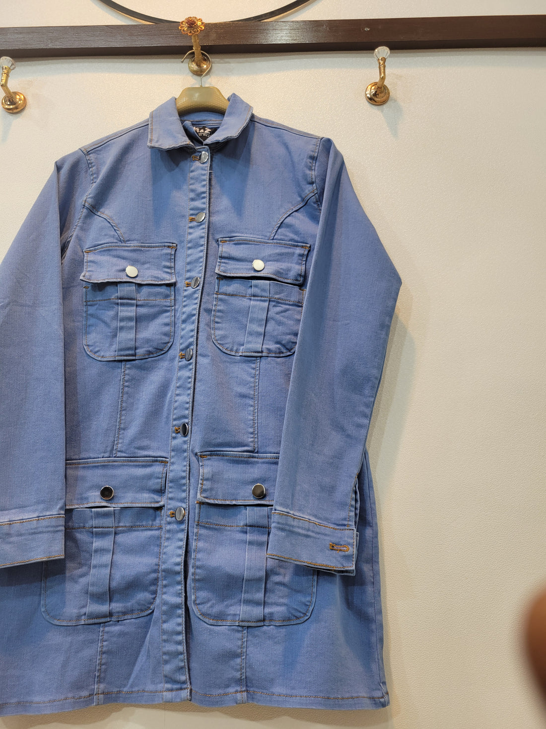 Denim Coat (sky blue)