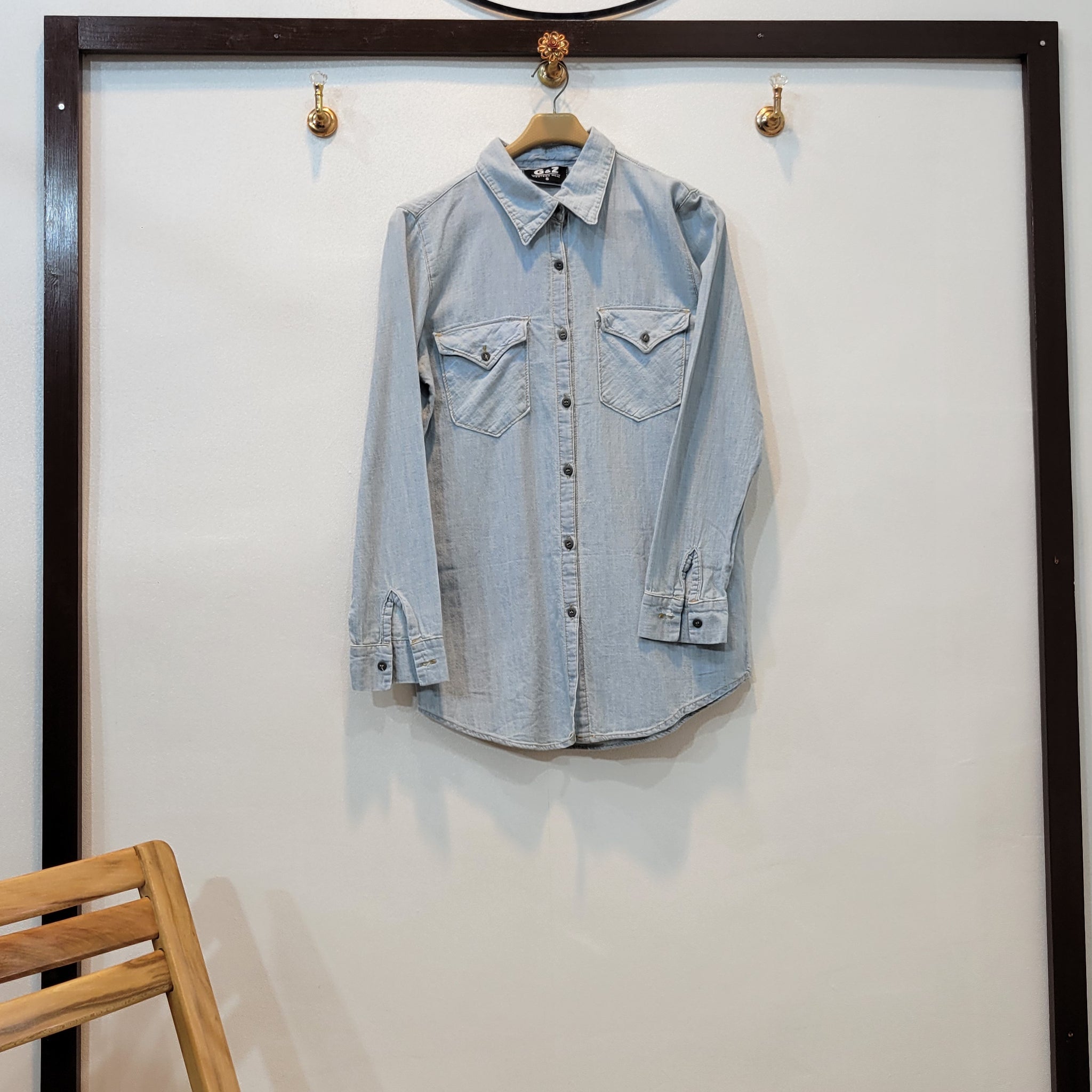 Denim Shirt plain (Sky blue)