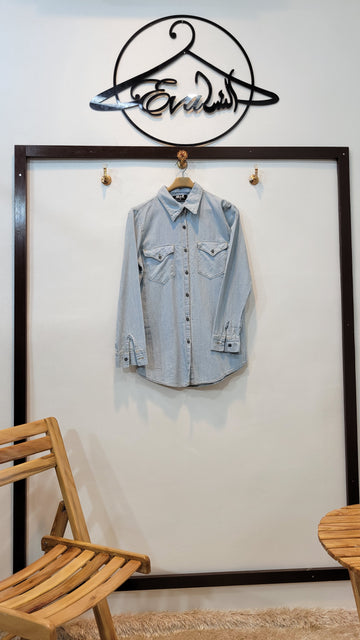 Denim Shirt plain (Sky blue)