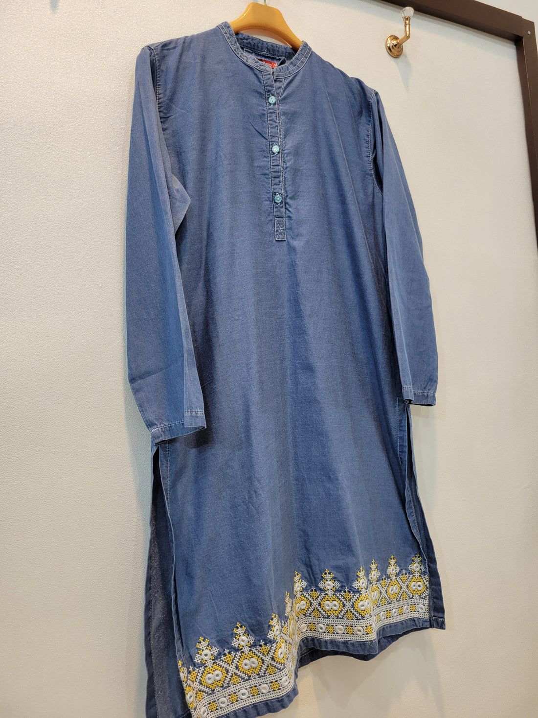 Denim Kurta