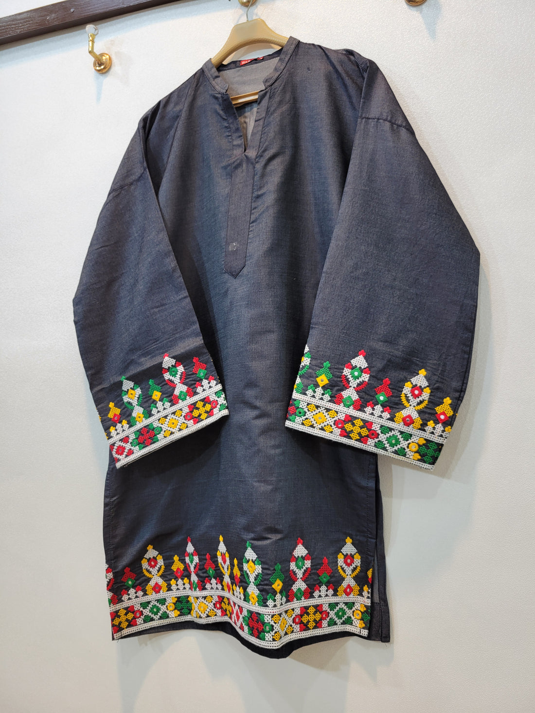 Denim traditional shirt