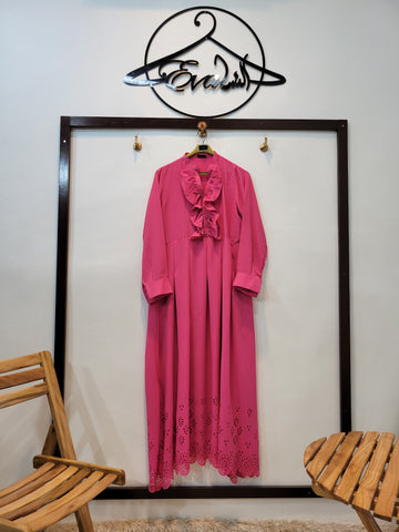 Cutwork maxi (Shoking pink)