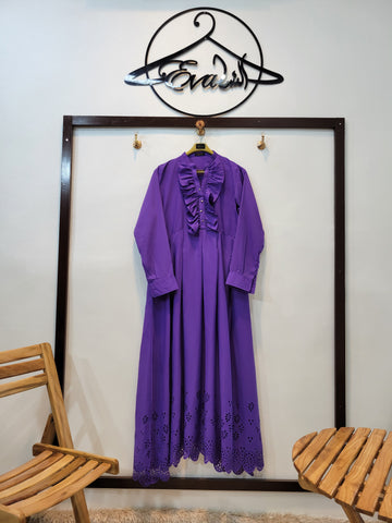 Cutwork maxi (Purple blue)