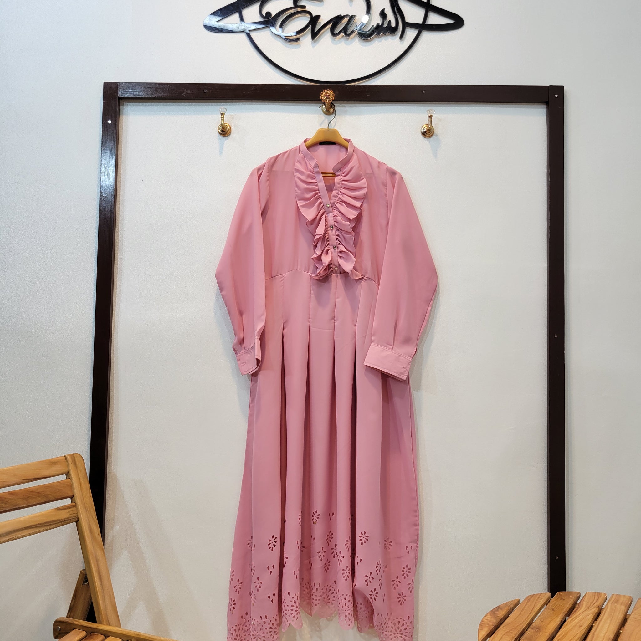 Cutwork maxi (Baby pink)