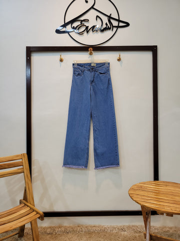 Wideleg pant (light blue)