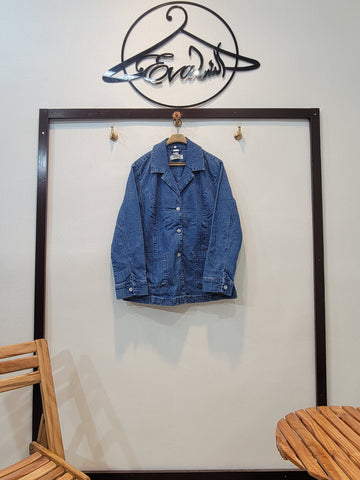 Denim coat silver