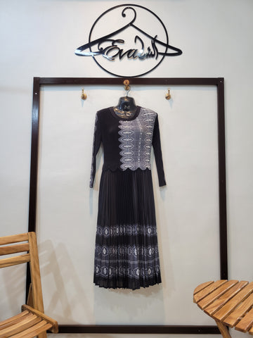 Korean Sweet frock (Black)