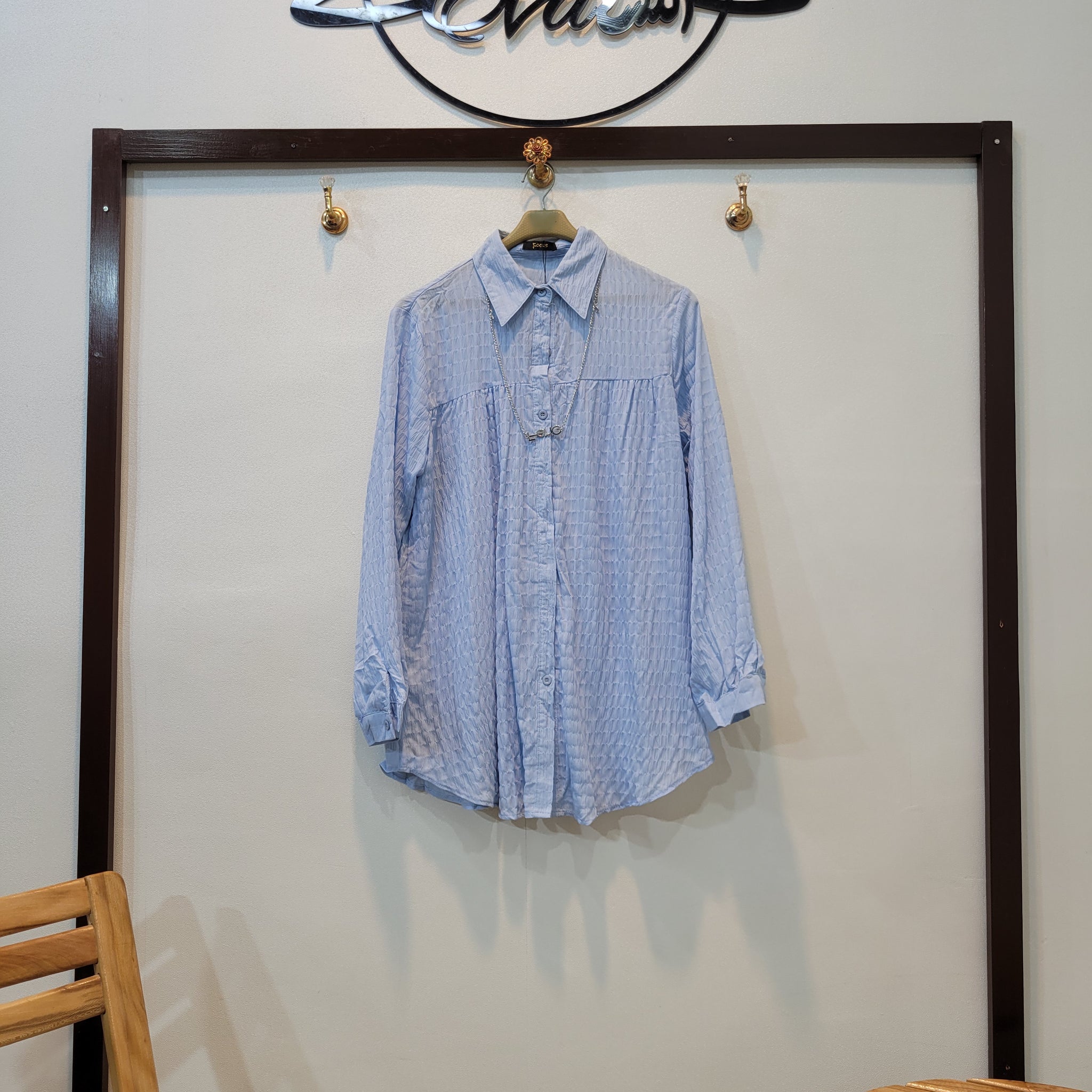 Brochia Top ( Sky Blue )