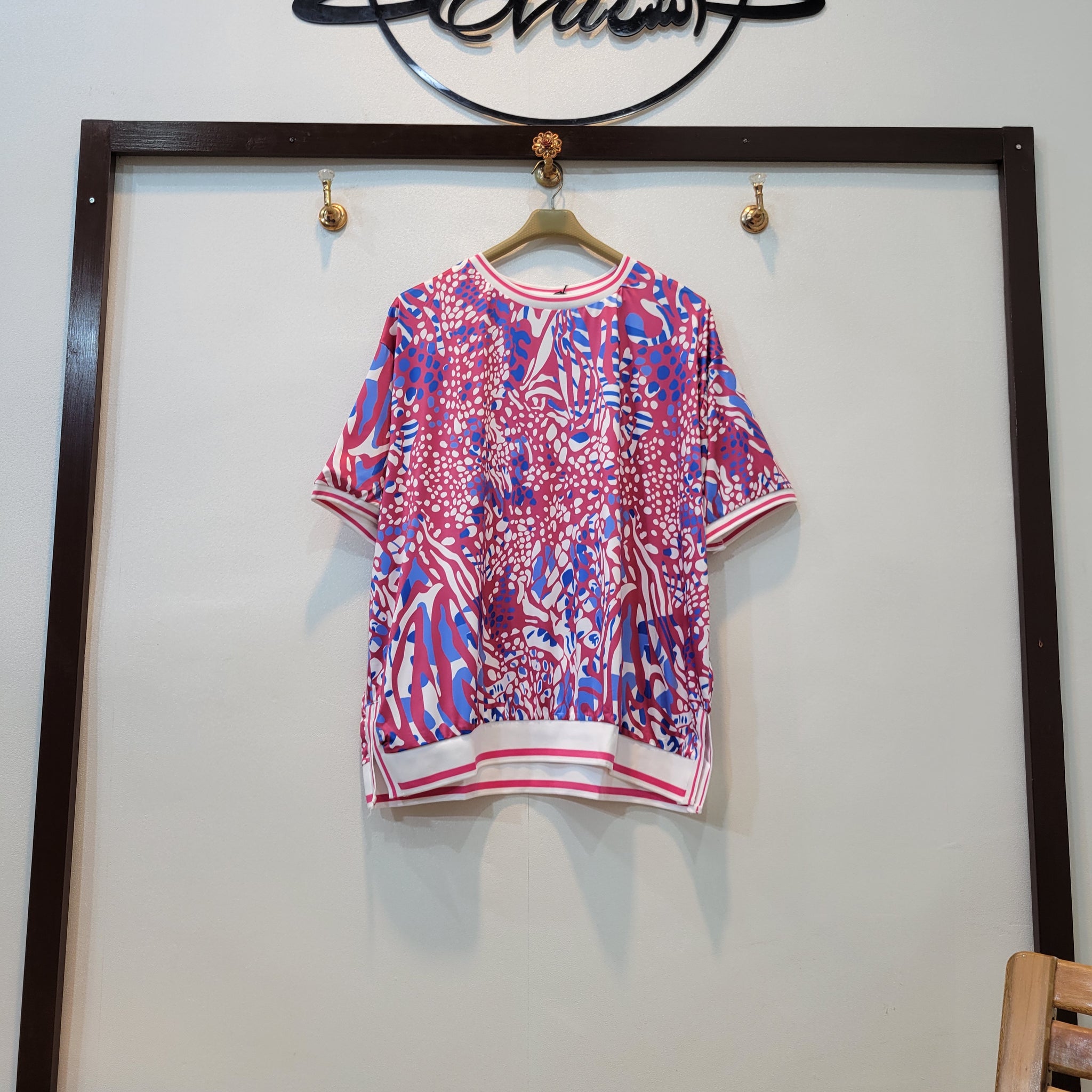 Dropped t (Pink Multi)