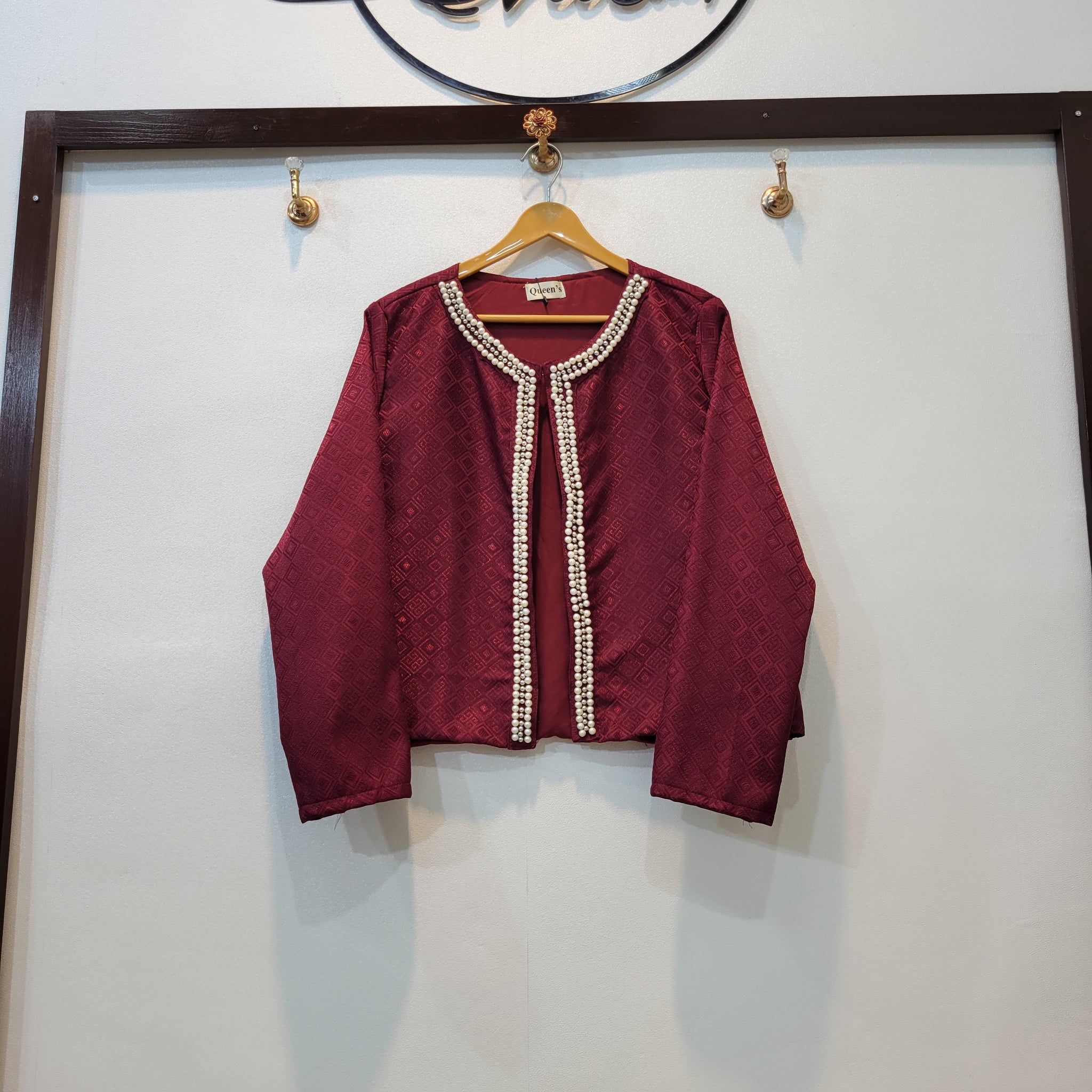 Banarsi Coat (Maroon)