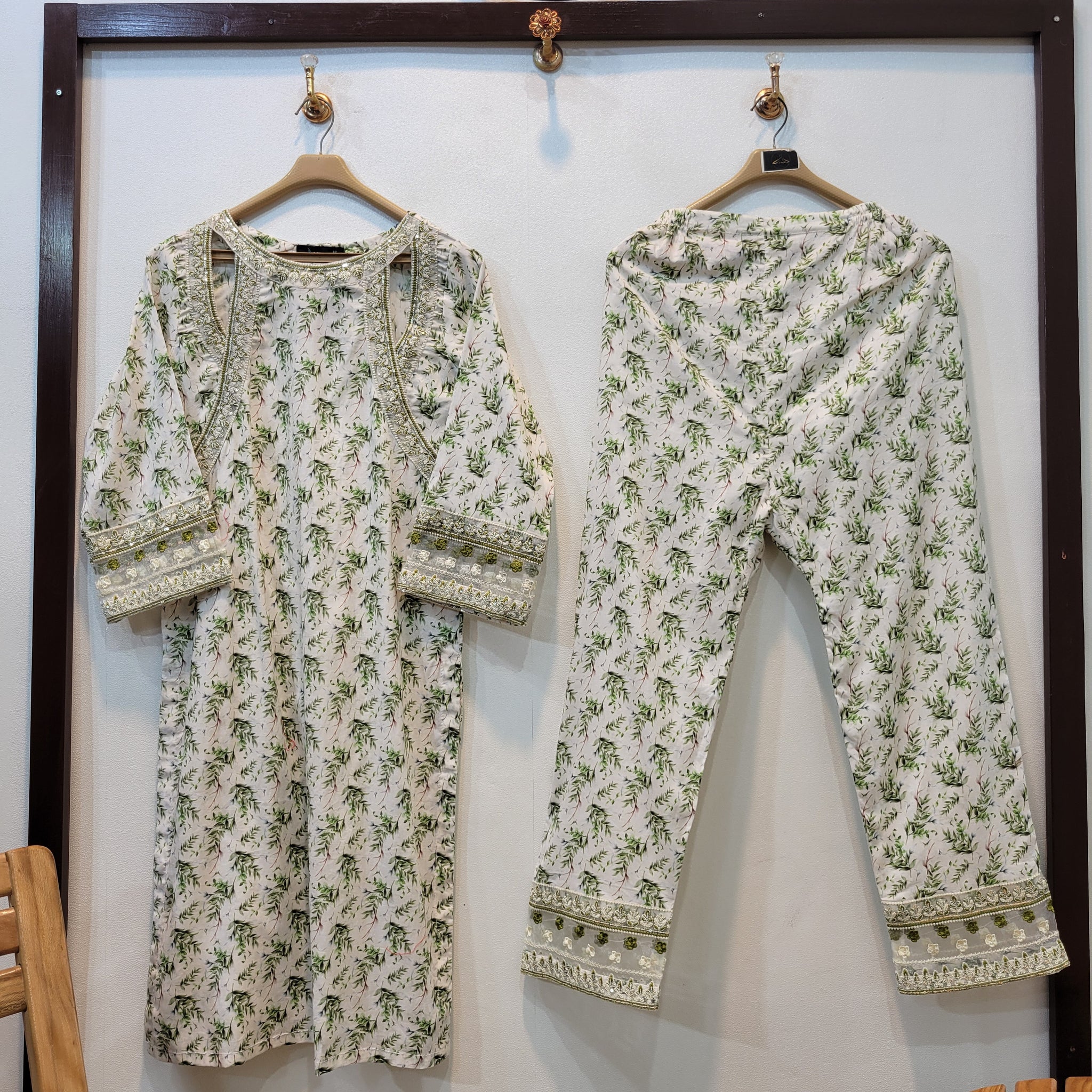 Storm Lawn 2PCS (White Green)