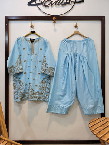 Bayaan Farshi (Sky Blue)