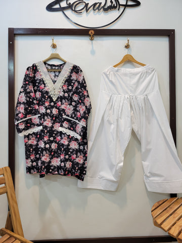 V Pearl - Lawn Farshi (Black)