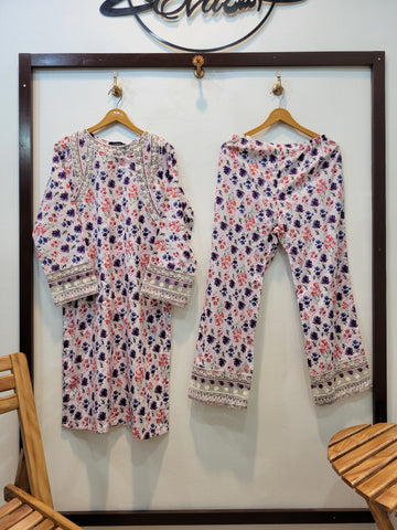 Storm Lawn 2PCS (White Multi)