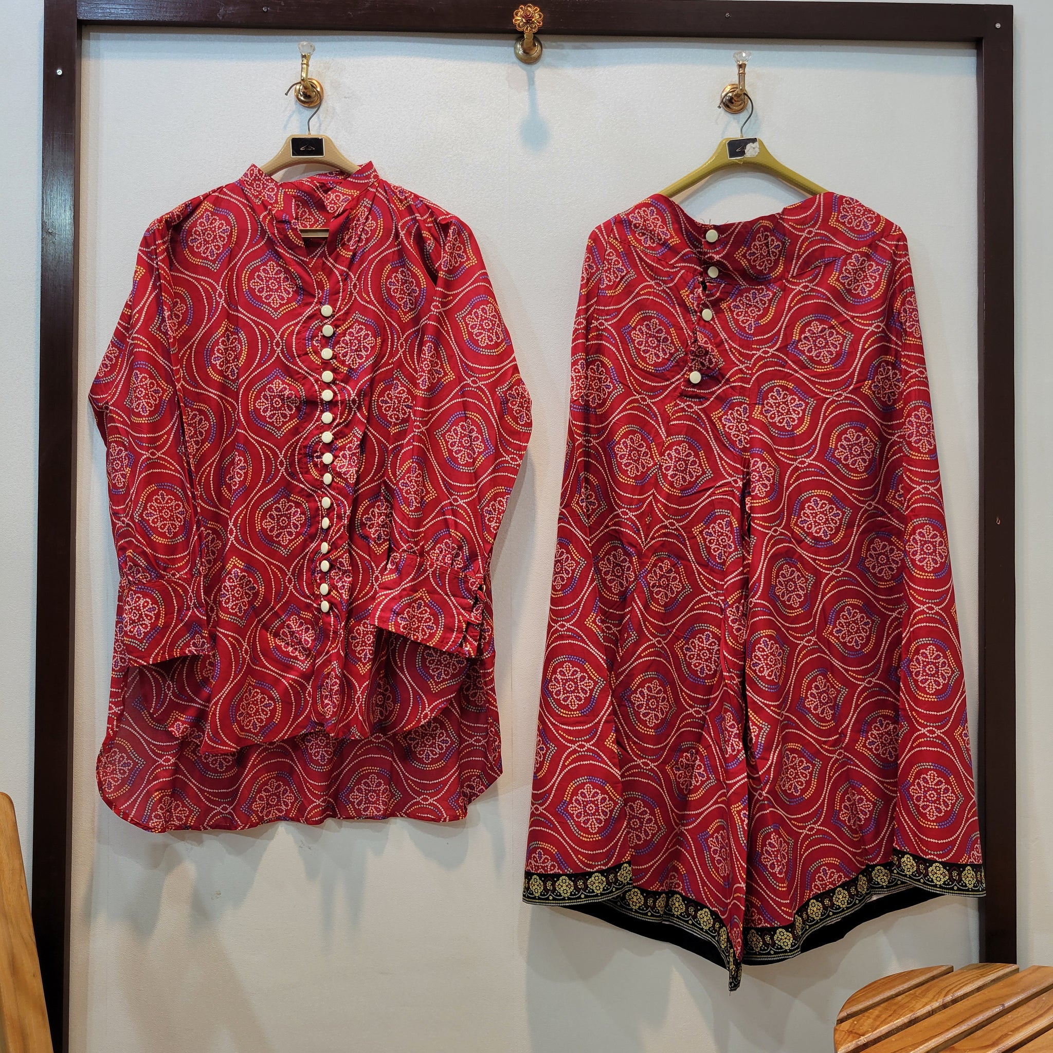 Lawn Fairy Tale (Maroon)