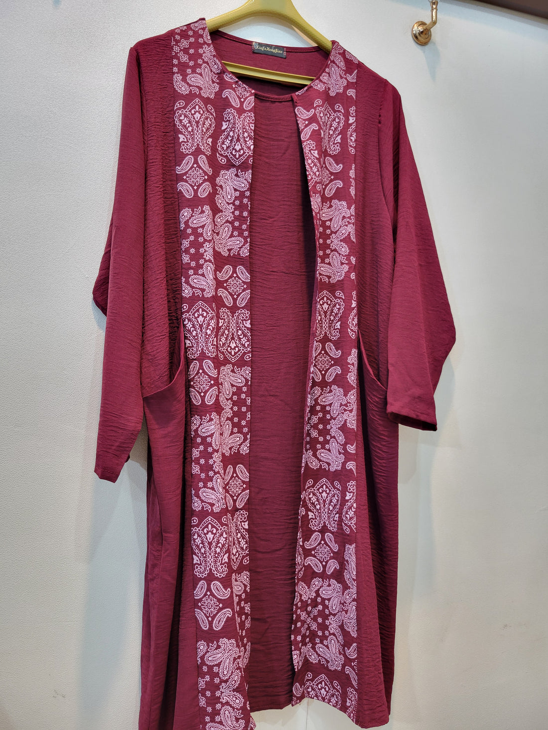 Heart Shrug (Maroon)