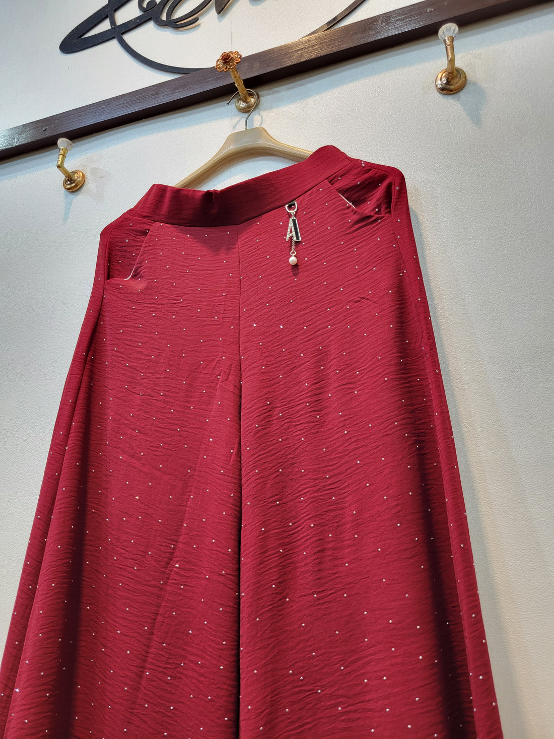 Jersey Flapper Alphabet (Maroon)