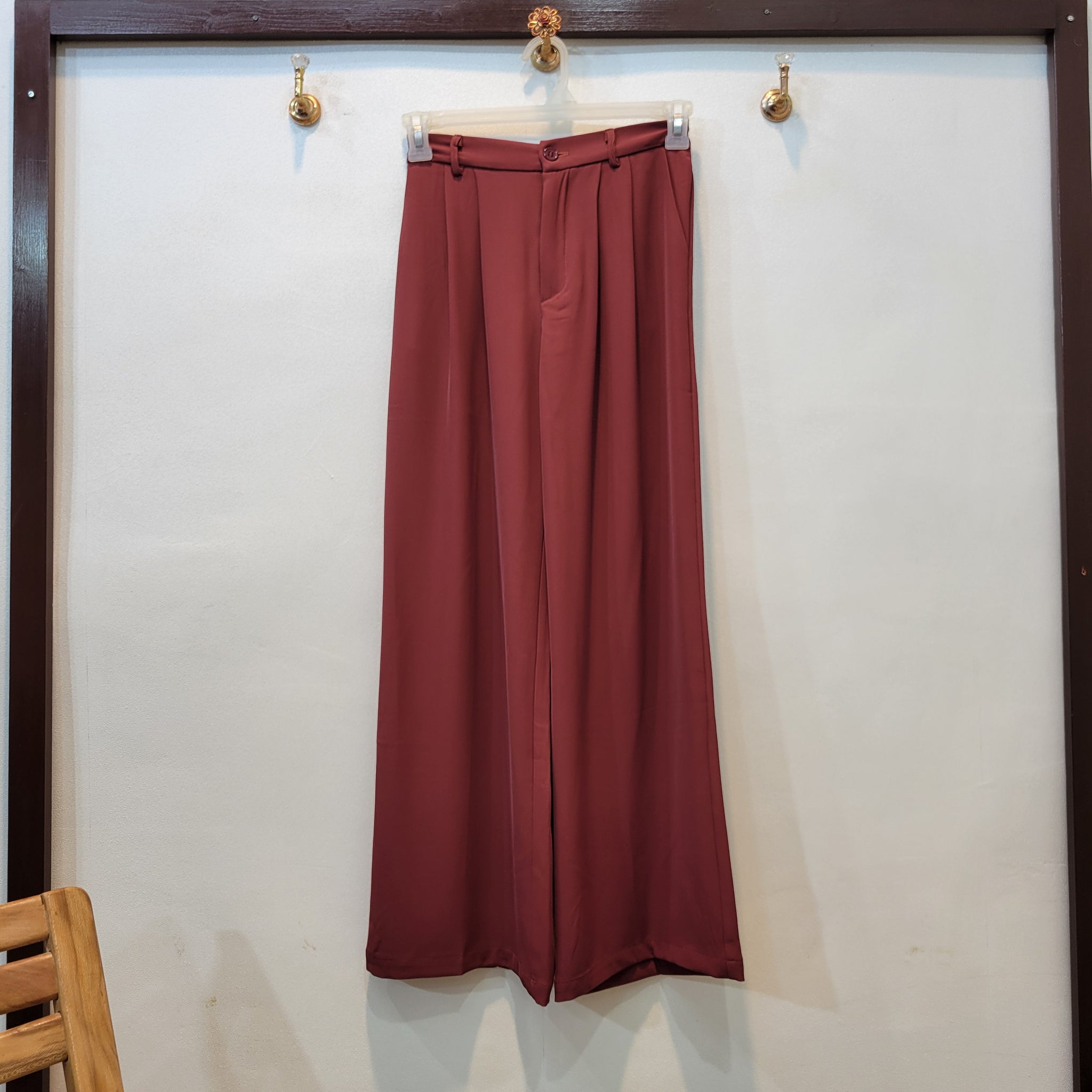 Classic Dress Pant (Maroon)