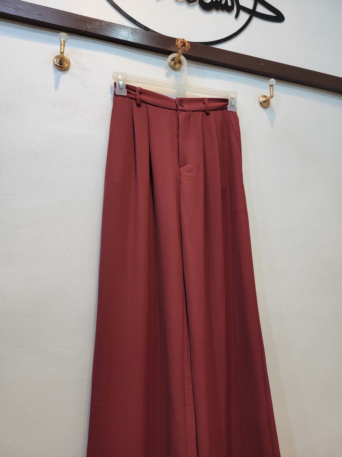 Classic Dress Pant (Maroon)
