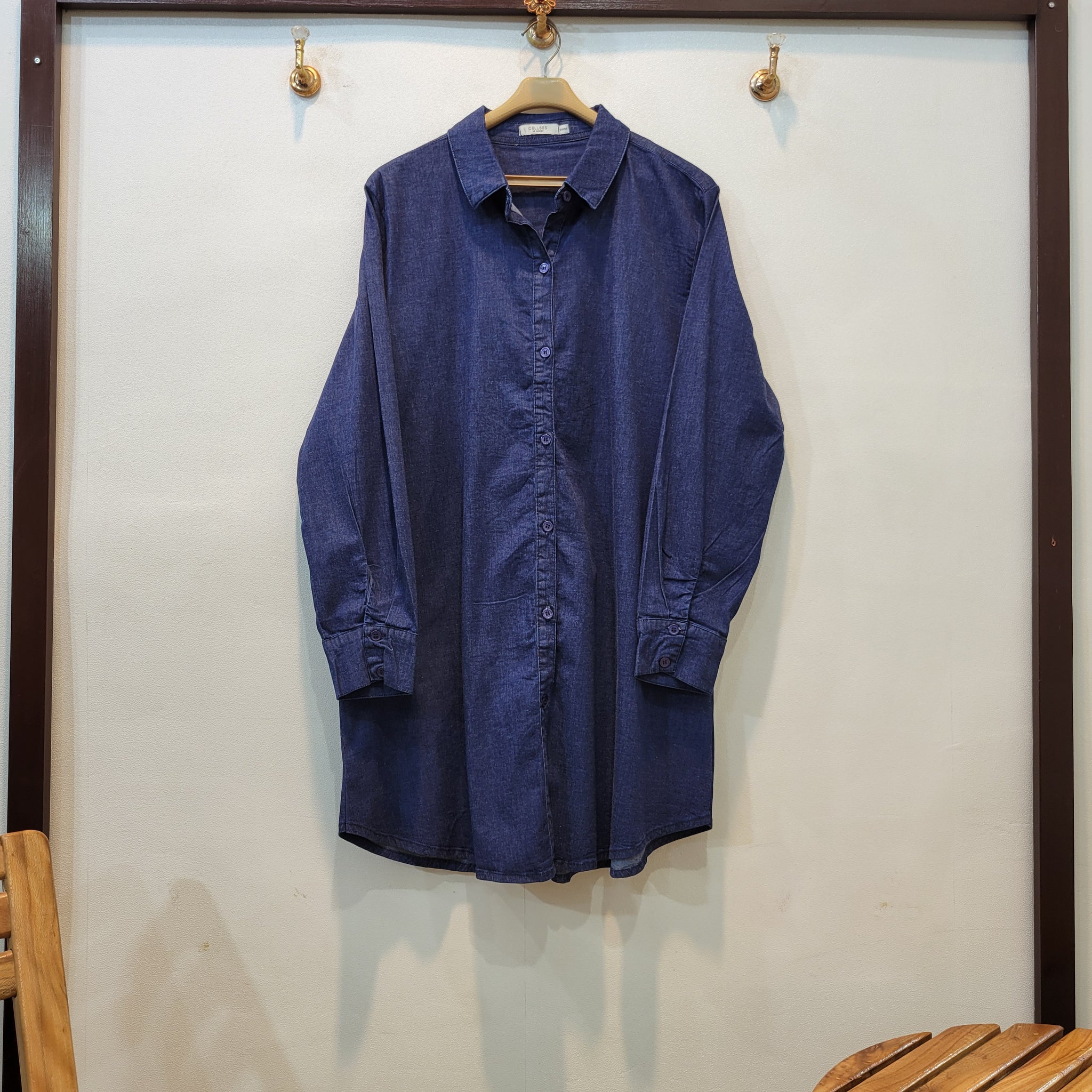 Denim Classic Shirt (Dark Blue)