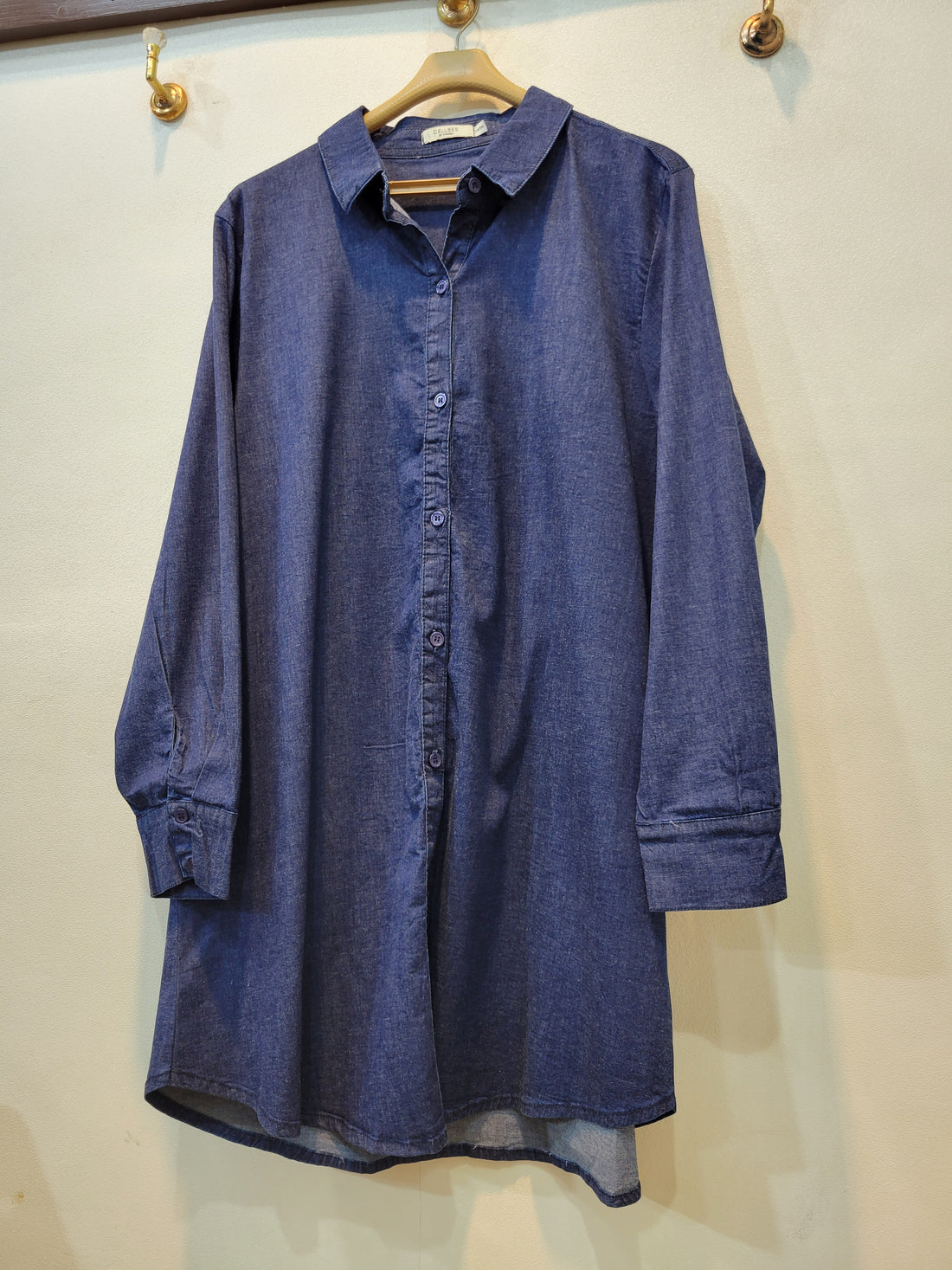 Denim Classic Shirt (Dark Blue)