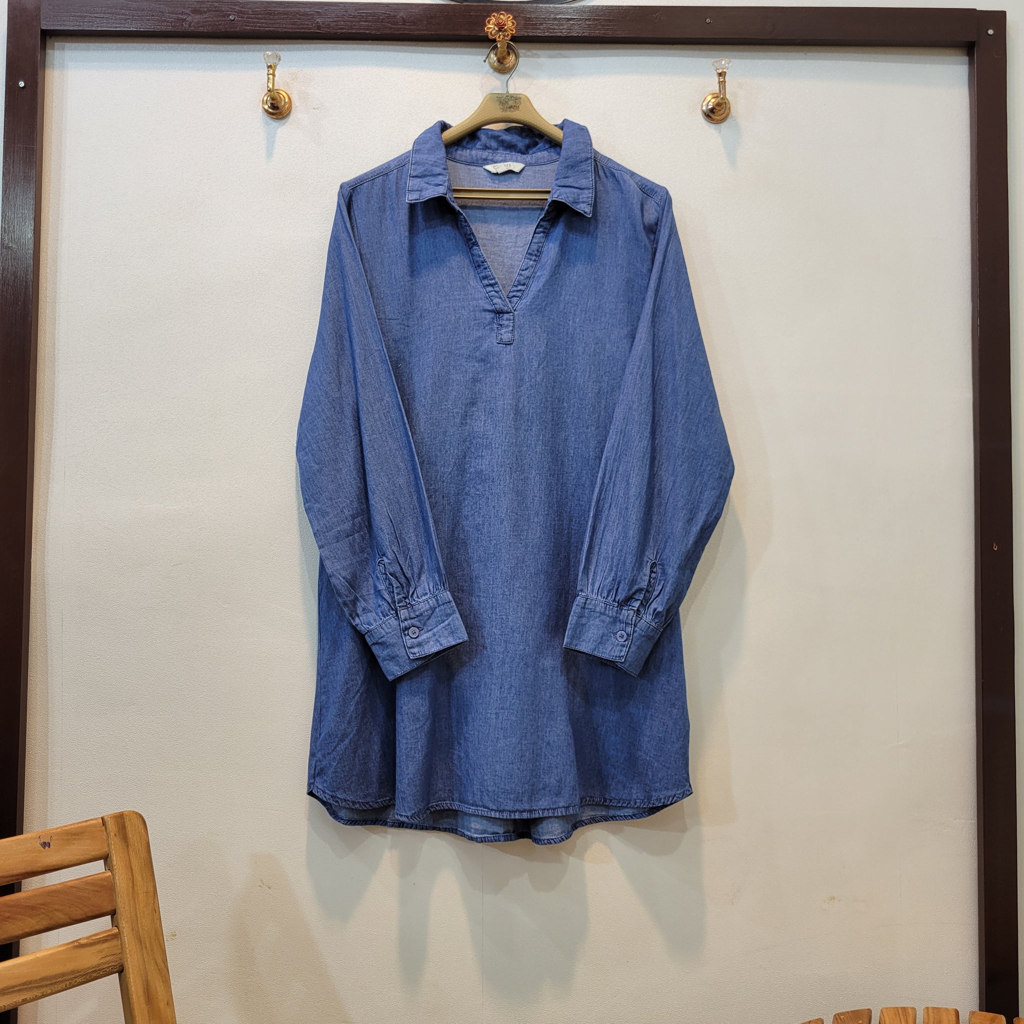 Denim Kurti (Dark Blue)