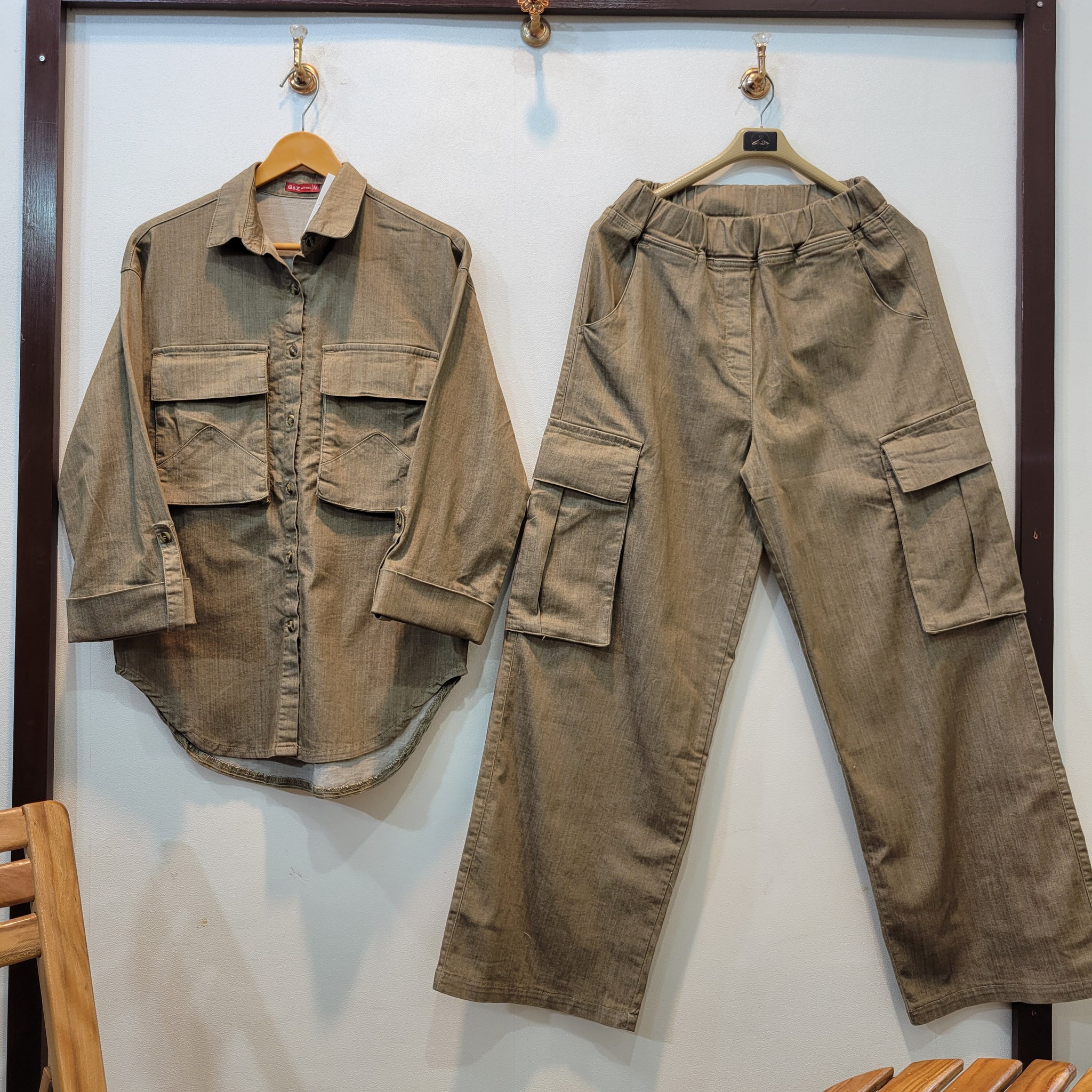 Rastah Denim Coord (Beige)