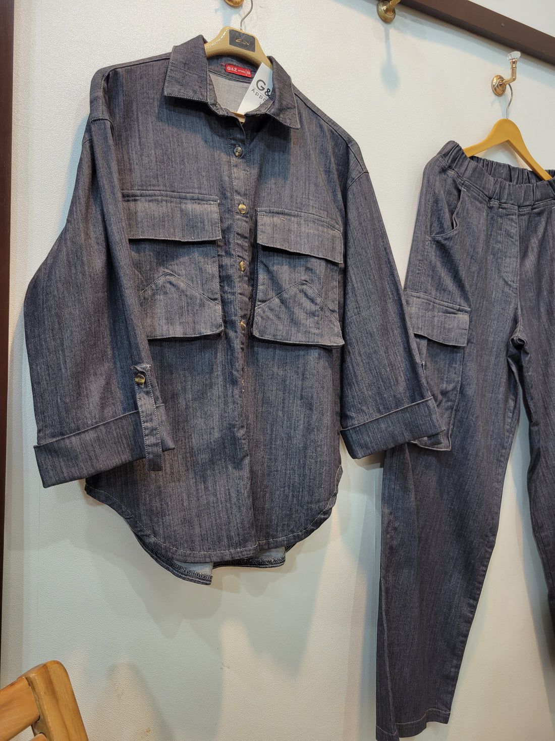 Rastah Denim Coord (Black)