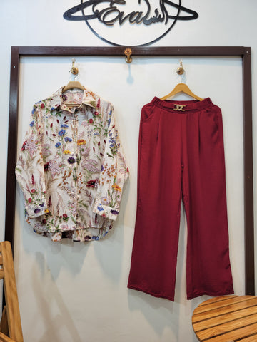 Soulmate (White Maroon)