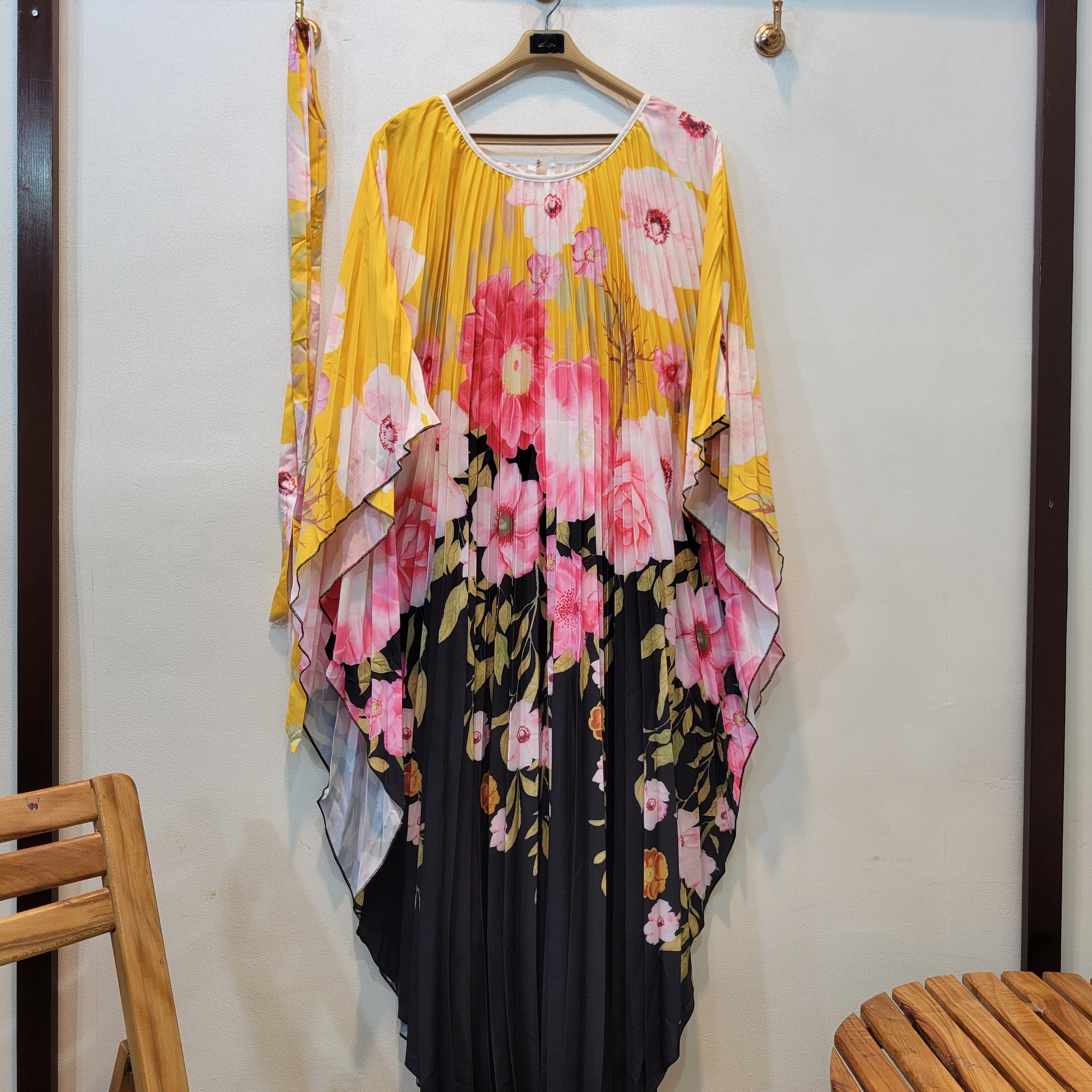 Morocco Flame Kaftaan (Black)