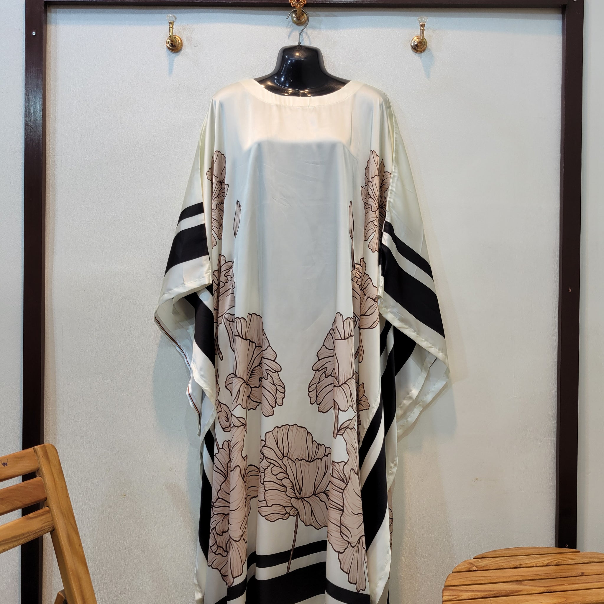 Silky Kaftaan (white)