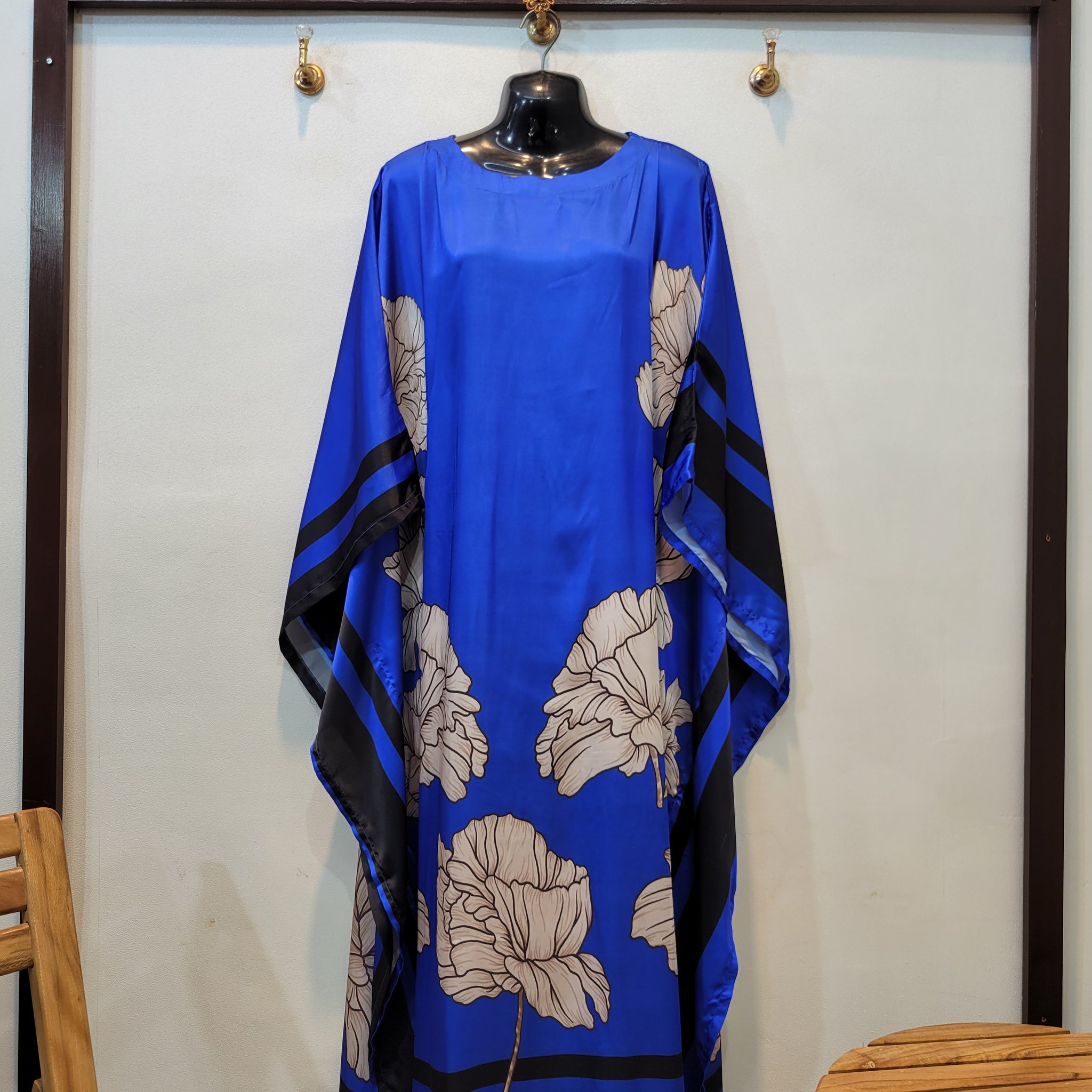 Silky Kaftaan (Blue)