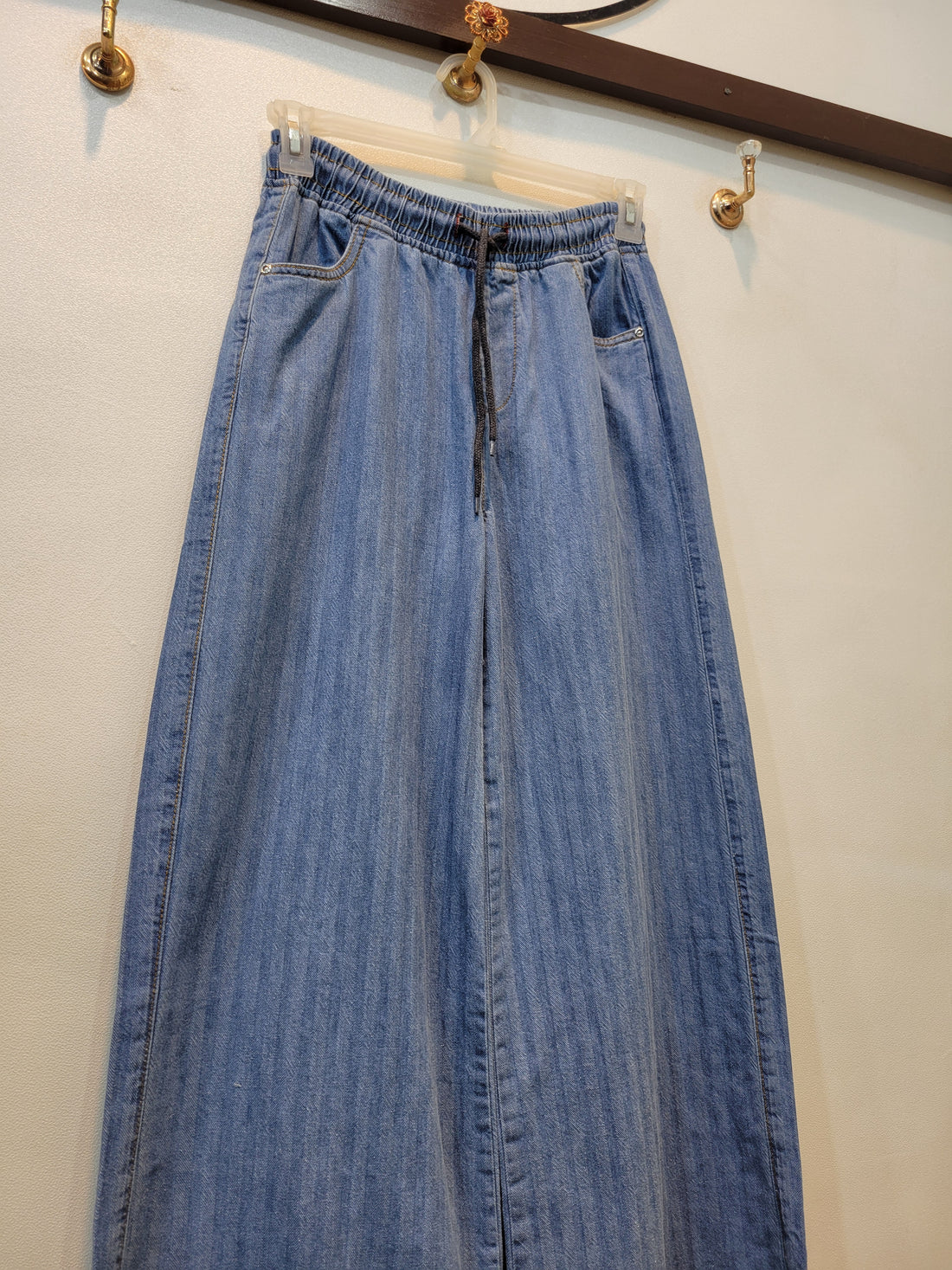 Self Denim Flapper (Light Blue)