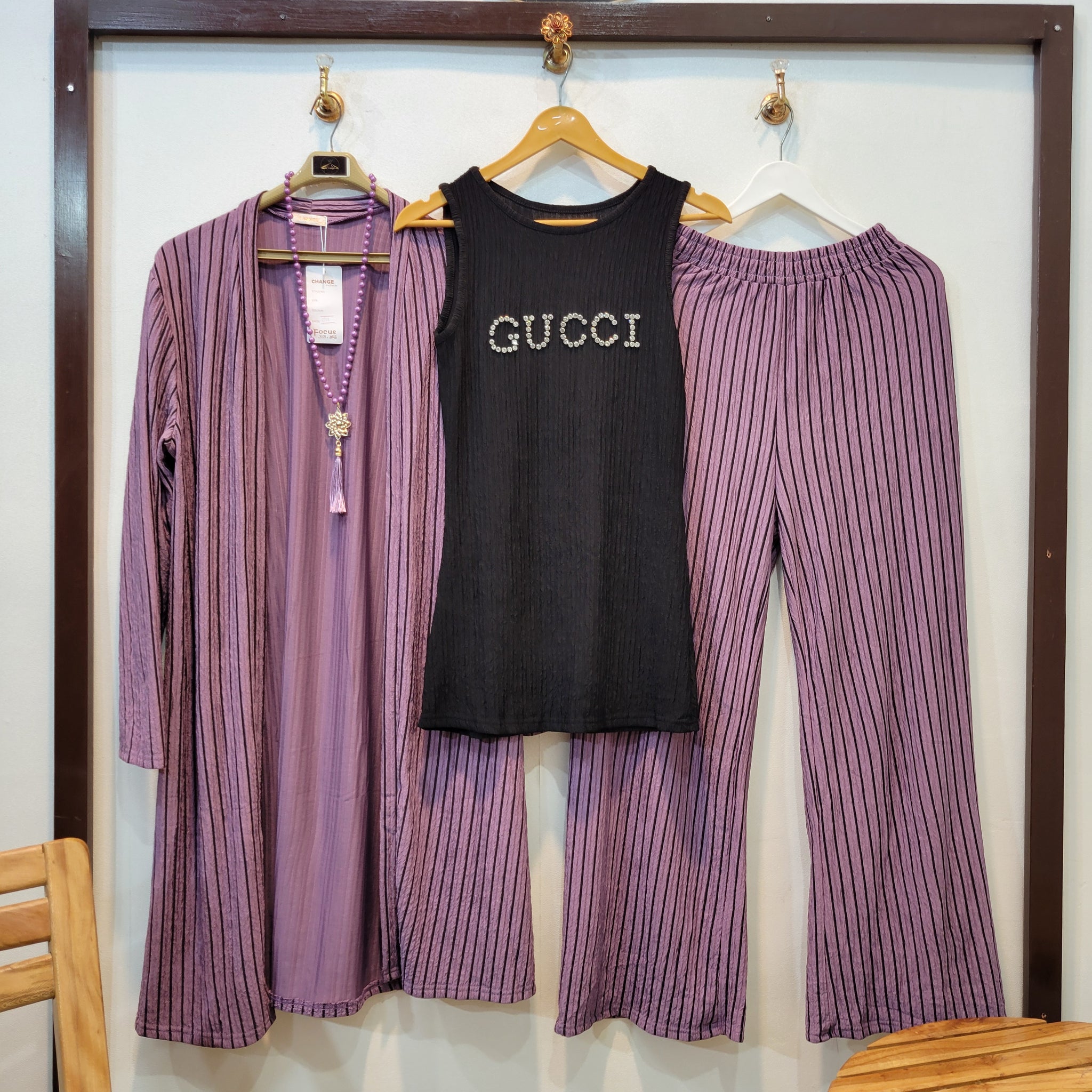 Glamorous coord (Purple)