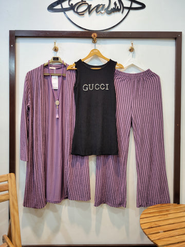 Glamorous coord (Purple)