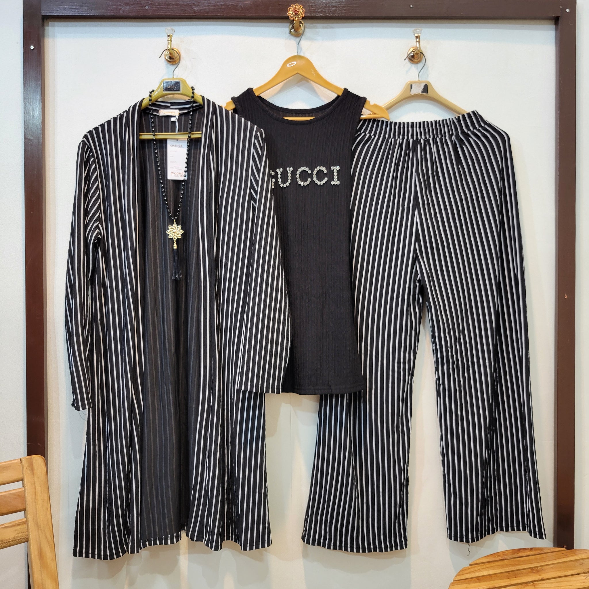 Glamorous coord (Black)