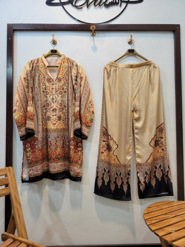 Mizaaj Coord (Cream)