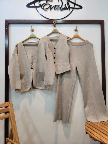 Trio Wool Coord (OffWhite)