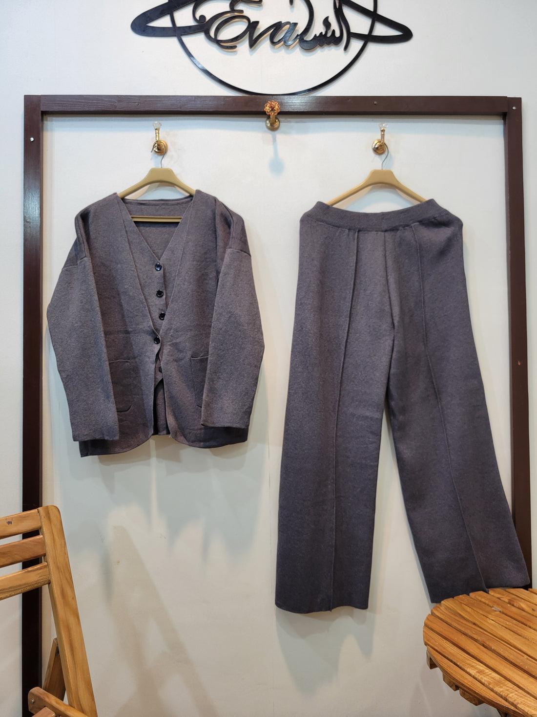 Trio Wool Coord (Grey)