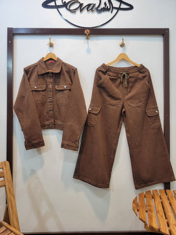 Chocolate Denim Coord