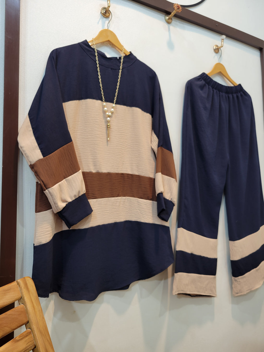 Trendline Coord (Navy blue)