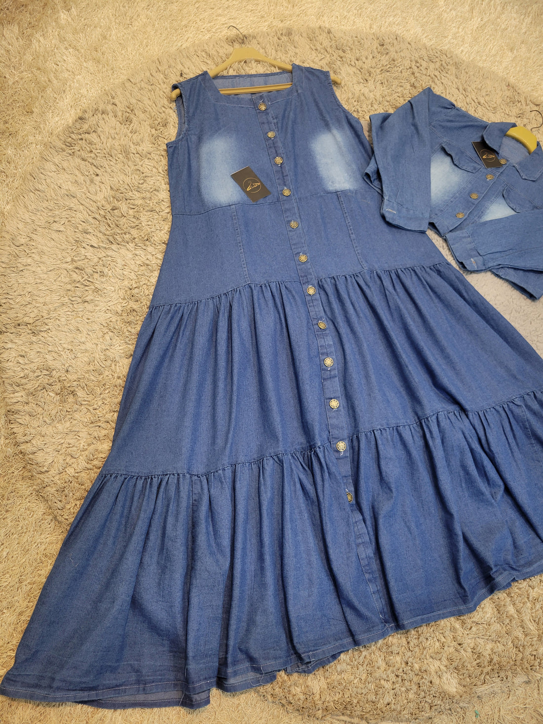 Fashionista Denim Maxi