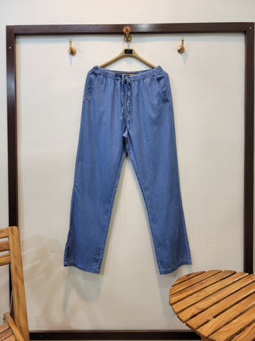 Highwaist Soft Denim Trouser